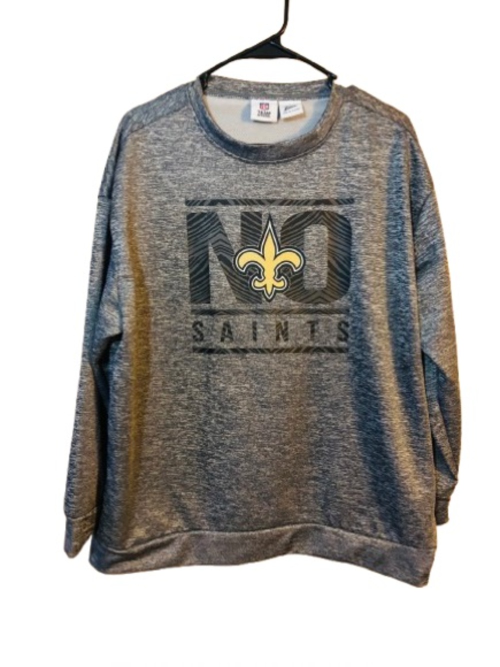 New Orleans Saints Athletic Sweatshirt Pullover Large